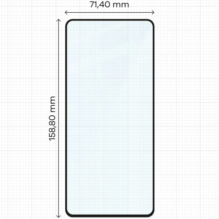 Szkło hartowane Bizon Glass Edge 2 do Poco X5 Pro, czarne