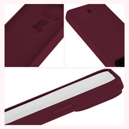 Etui silikonowe Bizon Soft Case do iPhone 14 Pro Max, ciemnofioletowe