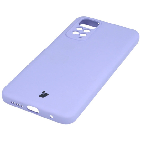 Etui Bizon Case Silicone do Xiaomi Redmi Note 11/11S, jasnofioletowe
