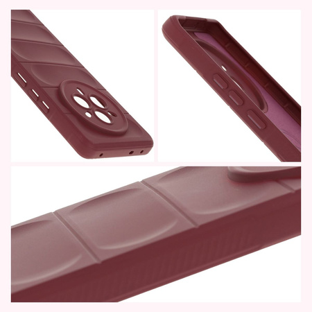 Pancerne etui Bizon Case Tur do Realme 14 Pro 5G, burgundowe