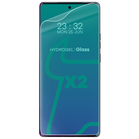 Folia hydrożelowa na ekran Bizon Glass Hydrogel Front Duo do Moto Edge 40 Pro, 2 sztuki
