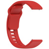 Pasek silikonowy do smartwatcha, Bizon Strap Watch Silicone Pro H, Quick Release 22 mm, czerwony