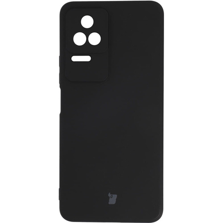Etui Bizon Case Silicone Sq do Xiaomi Poco F4, czarne