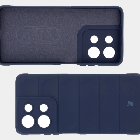 Pancerne etui Bizon Case Tur do Motorola Moto G75 5G, granatowe