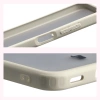 Etui Bizon Case Angelo do Galaxy A17 5G, półprzezroczyste z beżową ramką