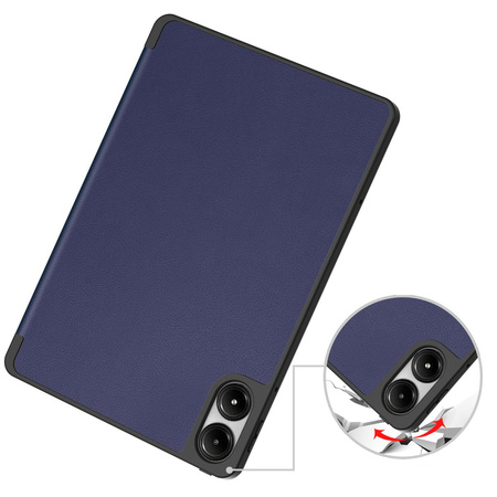 Etui z klapką Bizon Case Tab Lizard do Xiaomi Redmi Pad Pro 12.1, granatowe