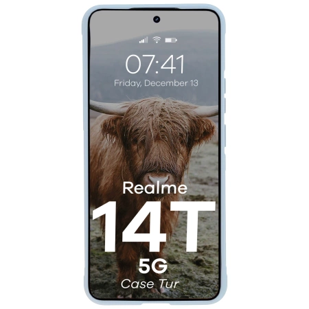 Pancerne etui Bizon Case Tur do Realme 14T 5G, jasnoniebieskie