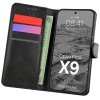 Etui z klapką Bizon Case Pocket do Oppo Find X9, czarne