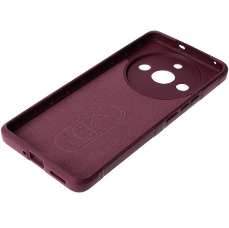 Pancerne etui Bizon Case Tur do Realme 11 Pro / 11 Pro+, burgundowe