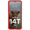 Pancerne etui Bizon Case Tur do Realme 14T 5G, czerwone