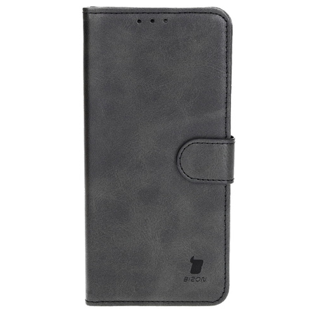 Etui z klapką Bizon Case Pocket do iPhone 15 Plus, czarne