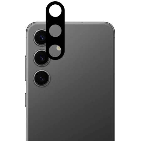 Szkło na aparat Bizon Glass Silk Lens do Galaxy S24, 2 sztuki