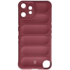 Pancerne etui Bizon Case Tur do Nothing CMF Phone 2 Pro, burgundowe