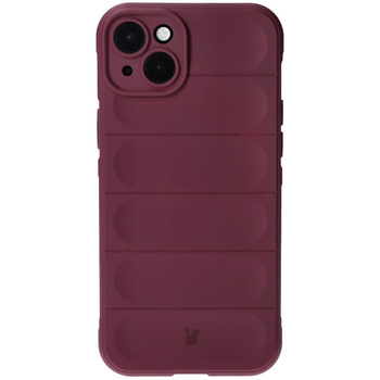 Pancerne etui Bizon Case Tur do iPhone 15 Plus, burgundowe
