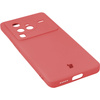 Etui Bizon Case Silicone Sq do Vivo X80 Pro, ciemny róż