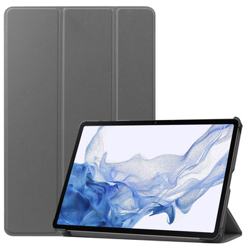 Etui Bizon Case Tab Croc do Galaxy Tab S10 Lite / S9, szare