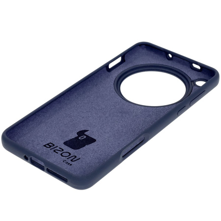 Silikonowe etui Bizon Soft Case do Oppo Find X8 Pro, ciemnoniebieskie