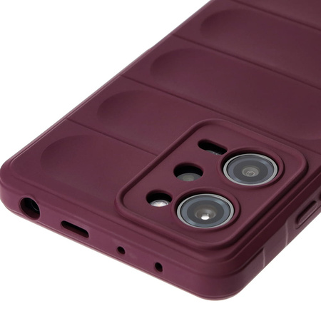 Pancerne etui Bizon Case Tur do Xiaomi Pocophone X5 Pro, ciemnofioletowe