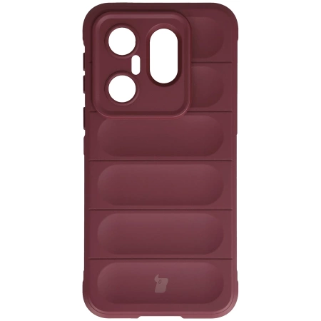Pancerne etui Bizon Case Tur do Vivo X200 FE, burgundowe