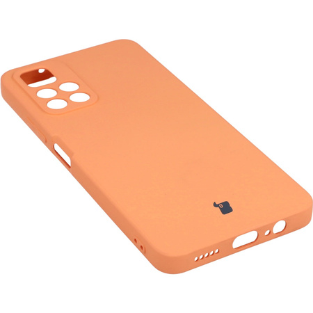 Etui Bizon Case Silicone do Poco M4 Pro 5G / Redmi Note 11S 5G, pomarańczowe