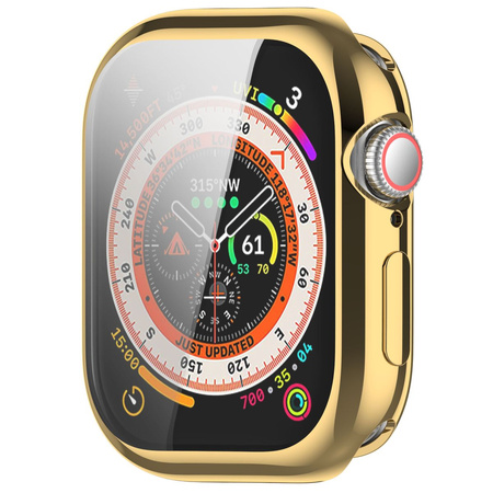 Etui Bizon Case Watch Felipe do Apple Watch 11 / 10 (46mm), złote