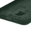 Silikonowe etui Bizon Soft Case do Galaxy S24 Plus, ciemnozielone