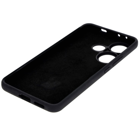 Silikonowe etui Bizon Soft Case do Xiaomi Poco F6, czarne