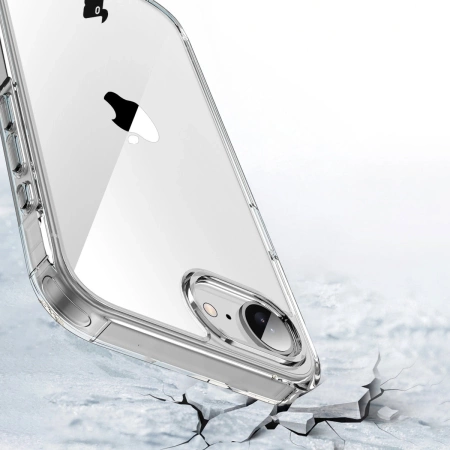Etui Bizon Case Halo do iPhone 16e, przezroczyste