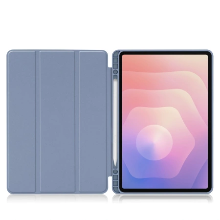 Etui z klapką Bizon Case Tab Lizard do Galaxy Tab S11, lawendowe