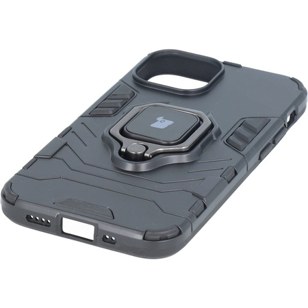 Etui Bizon Case Armor Ring do iPhone 13 Mini, czarne