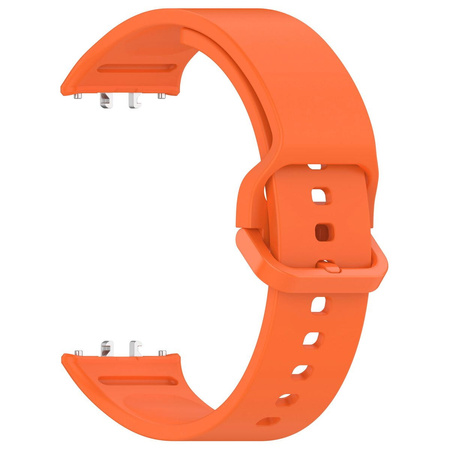 Pasek Bizon Strap Watch Silicone do Galaxy Fit 3, marchewkowy