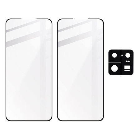 2x Szkło + szybka na aparat Bizon Edge Pack do Xiaomi 13 Pro