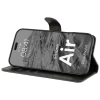 Etui z klapką Bizon Case Pocket do iPhone Air, czarne