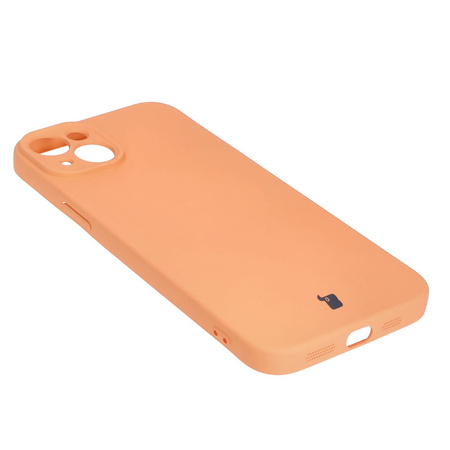 Etui Bizon Case Silicone do iPhone 15 Plus, pomarańczowe
