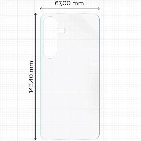 Folia hydrożelowa na tył Bizon Glass Hydrogel Back Duo do Galaxy S25, 2 sztuki