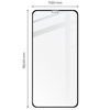 Szkło hartowane Bizon Glass Edge do iPhone 11 Pro Max / Xs Max, czarne