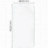 Folia hydrożelowa na tył Bizon Glass Hydrogel do iPhone 13, 1 sztuka