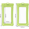 Etui wodoszczelne Bizon Case Hydrofloat, zielone