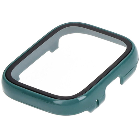 Etui Bizon Case+Glass Watch do Xiaomi Redmi Watch 3 Active, zielone