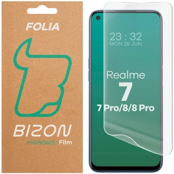 Folia hydrożelowa na ekran Bizon Glass Hydrogel Front do Realme 8 Pro / 8 / 7 / 7 Pro, 1 sztuka