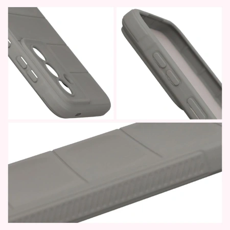 Pancerne etui Bizon Case Tur do Galaxy A57 5G, jasnoszare