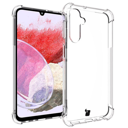 Etui + 2x szkło + obiektyw Bizon Case Clear Pack do Galaxy M34 5G, przezroczyste