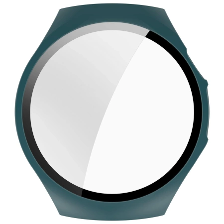 Etui ze szkłem do zegarka Bizon Case+Glass Watch do Huawei Watch 5 46 mm, zielone