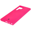 Silikonowe etui Bizon Soft Case do Galaxy S23 Ultra, neonowo-różowe