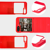 Pancerne etui Bizon Case Tur do Galaxy Z Flip7 FE / Z Flip6, czerwone