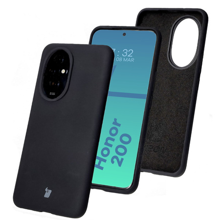 Silikonowe etui Bizon Soft Case do Honor 200, czarne