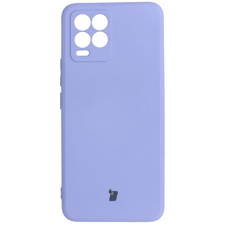 Etui Bizon Case Silicone do Realme 8 / 8 Pro, jasnofioletowe