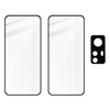 2x Szkło + szybka na aparat Bizon Edge 3D Pack do  Xiaomi 12 / 12X
