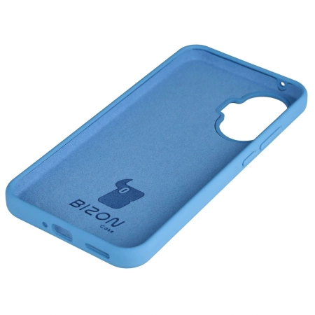 Silikonowe etui Bizon Soft Case do Xiaomi POCO F7, niebieskie