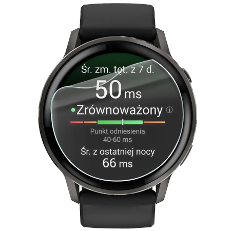Folia hydrożelowa na ekran Bizon Glass Watch Hydrogel do Garmin Venu 4 45 mm, 1 sztuka